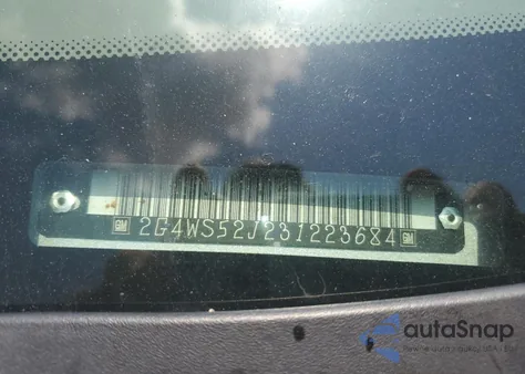 2003 Buick Century Custom from USA, damaged, VIN 2G4WS52J231223684